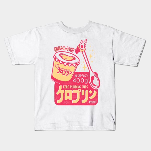 Kero Pudding Kids T-Shirt by TravisPixels